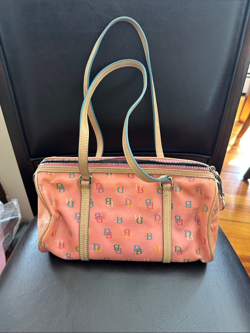 Dooney & Bourke Vintage Signature Monogram Shoulder Bag